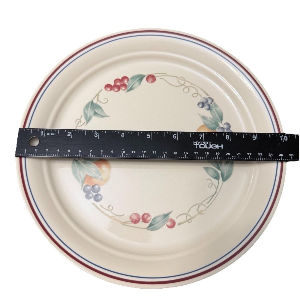 Corelle Abundance Vintage Dinner Plates 10" Vitrelle USA Set of 4 Cottagecore - Picture 8 of 8